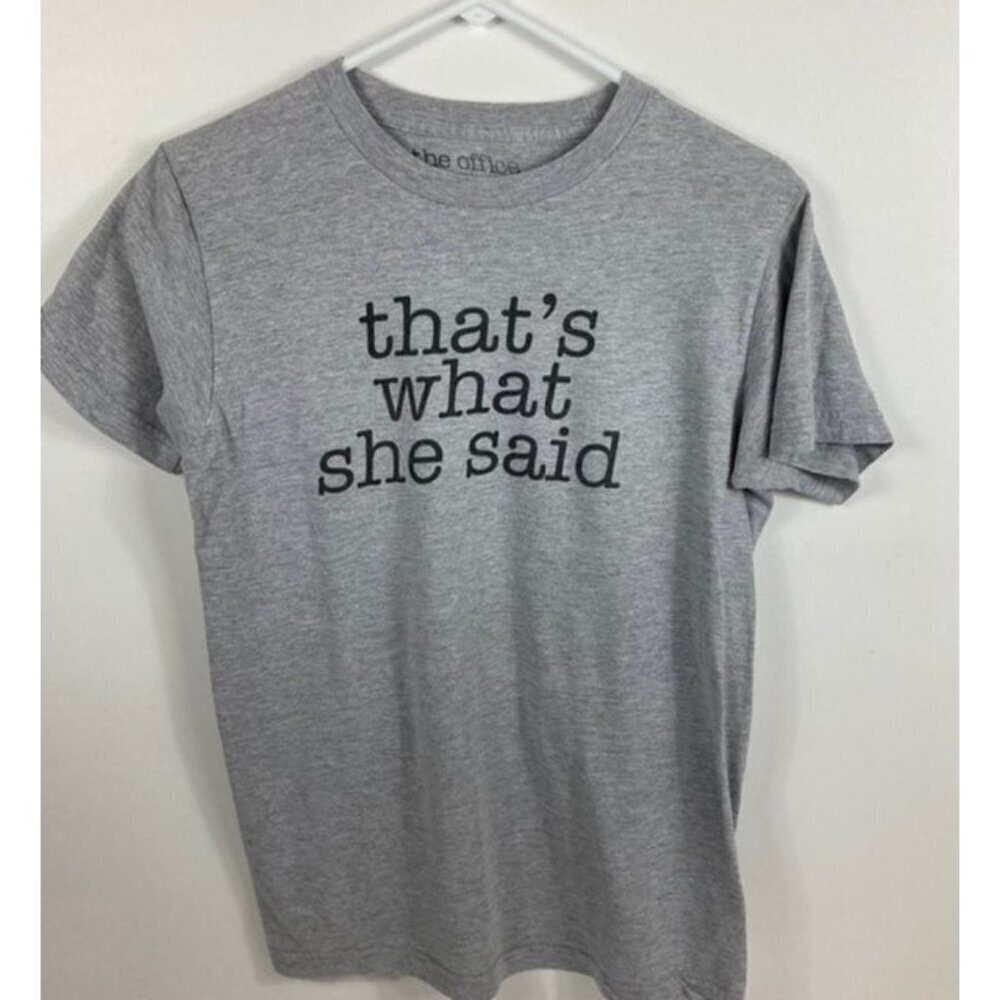 Mens The Office Tee Thats What She Said Gray‎ S
